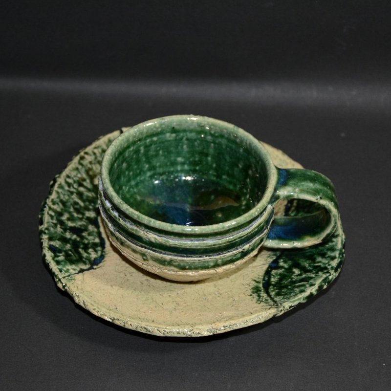 織部珈琲碗皿2