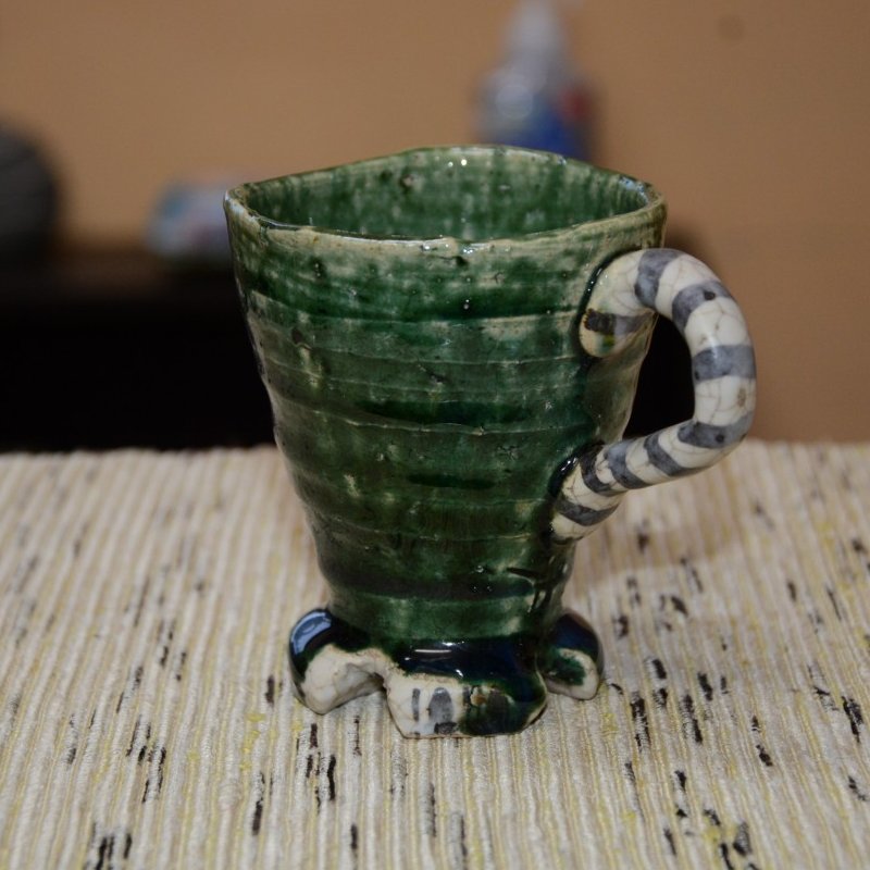 織部マグカップ2