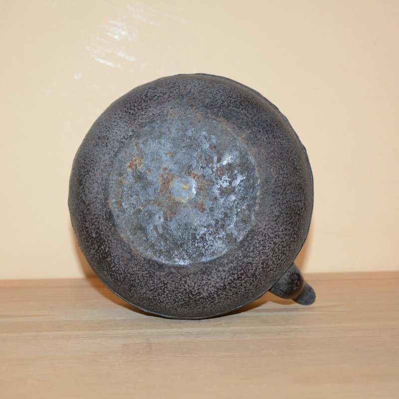 姥口霰鉄瓶　 古作